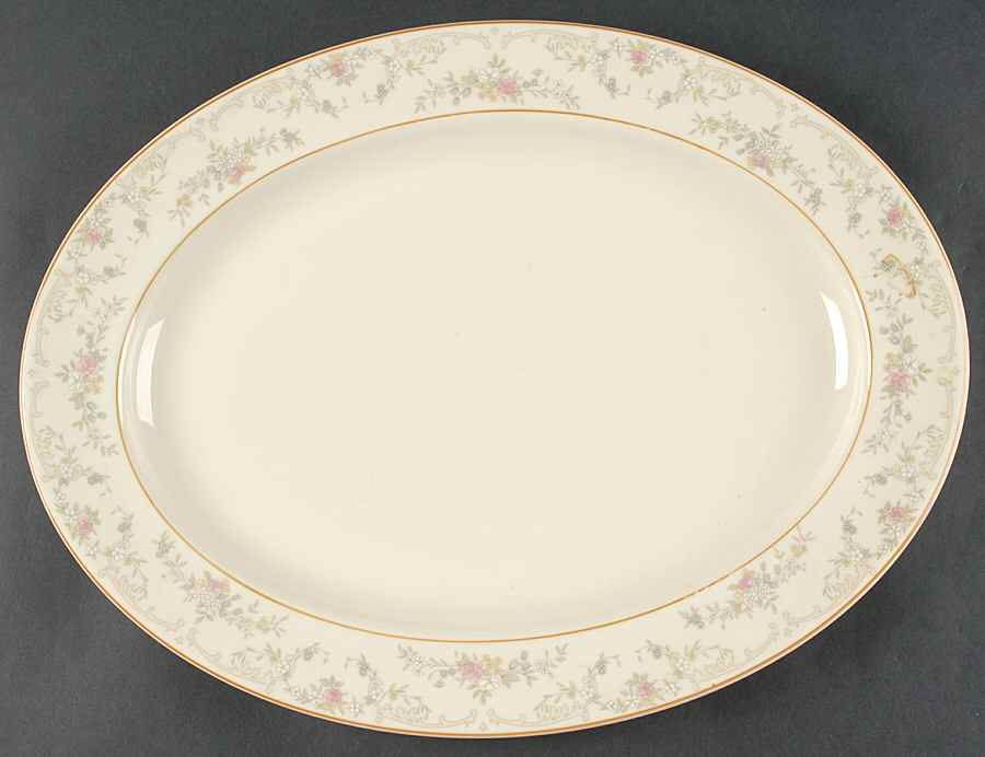 Diana Micro 16" Oval Serving Platter by Royal Doulton-1