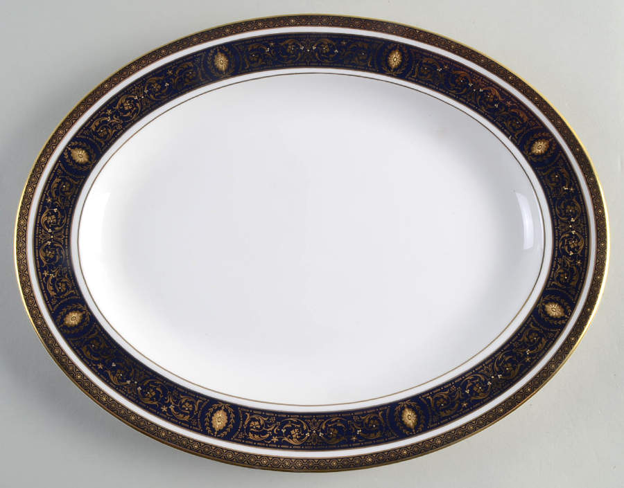 Dorchester 13" Oval Serving Platter by Royal Doulton-1