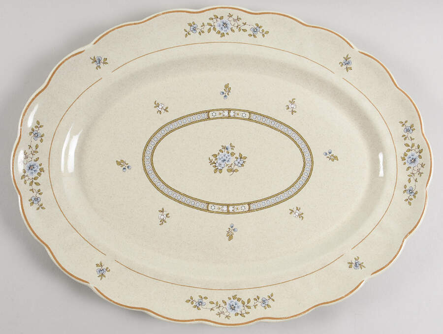 Dorset 16" Oval Serving Platter by Royal Doulton-1