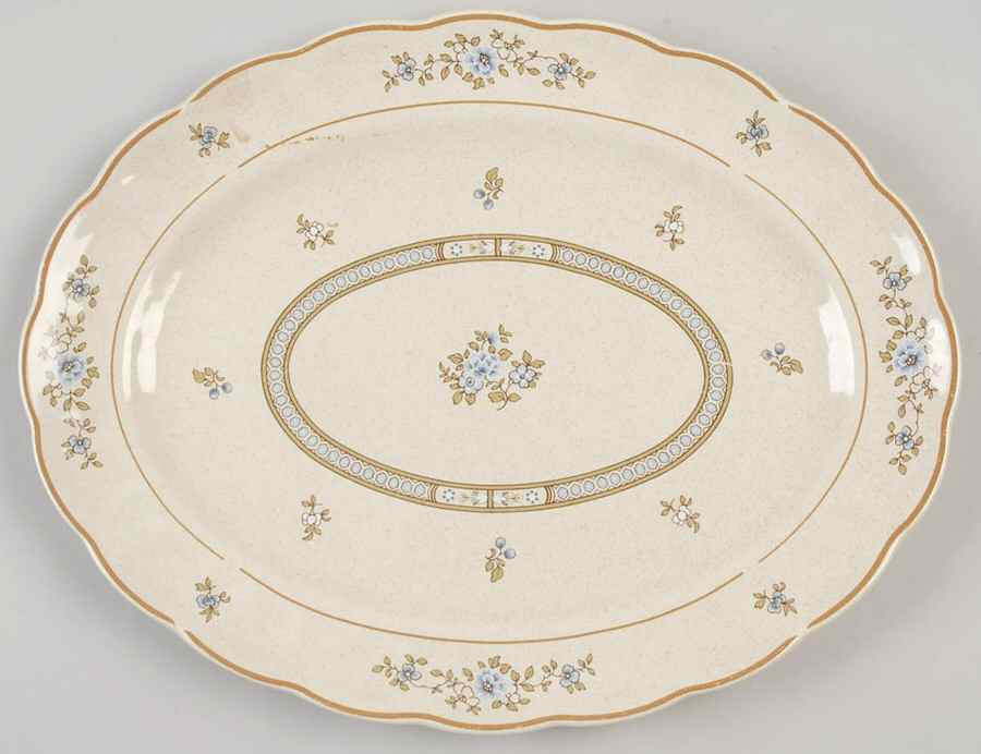 Dorset 13" Oval Serving Platter by Royal Doulton-1
