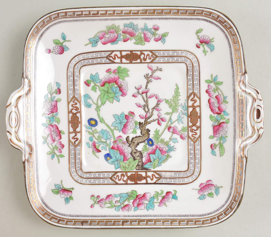 Dresden Square Handled Cake Plate by Royal Doulton-1