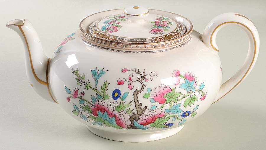 Dresden Teapot & Lid by Royal Doulton-1