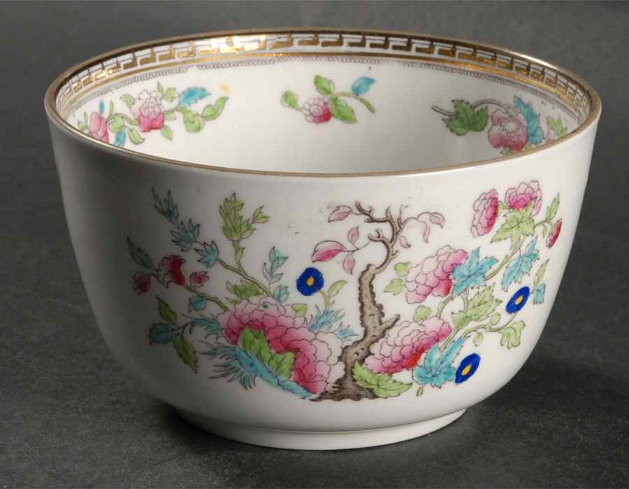 Dresden Cranberry Bowl by Royal Doulton-1