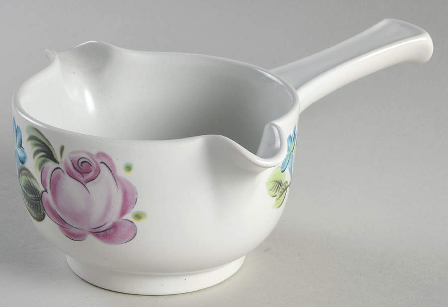 Dubarry Gravy Boat w/Stick Handle by Royal Doulton-1