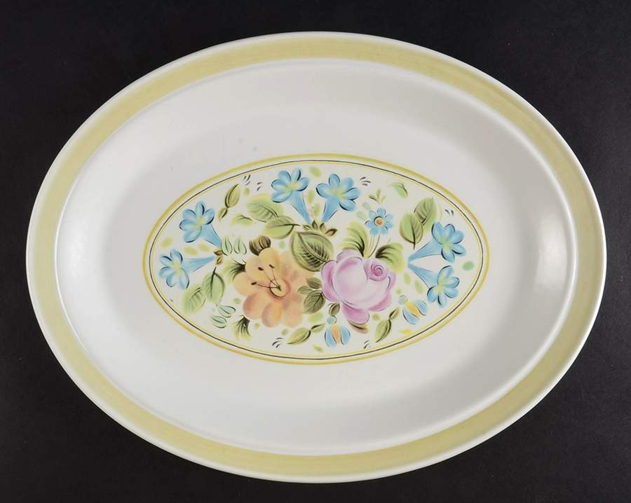 Dubarry 13" Oval Serving Platter by Royal Doulton-1