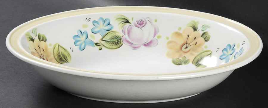 Dubarry 10" Oval Vegetable Bowl by Royal Doulton-1