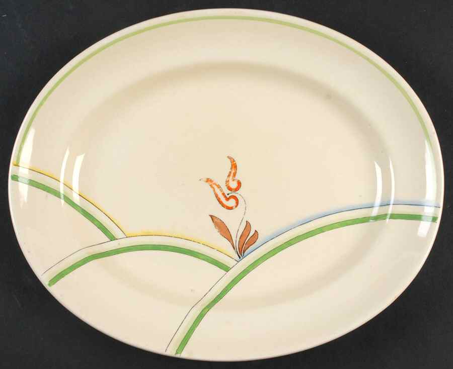 Dubarry 11" Oval Serving Platter by Royal Doulton-1