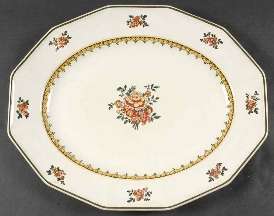 Duesbury 16" Oval Serving Platter by Royal Doulton-1