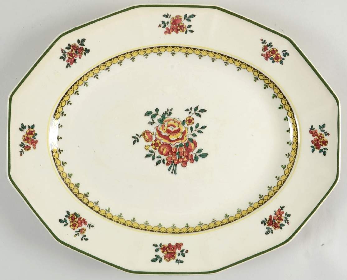 Duesbury 13" Oval Serving Platter by Royal Doulton-1