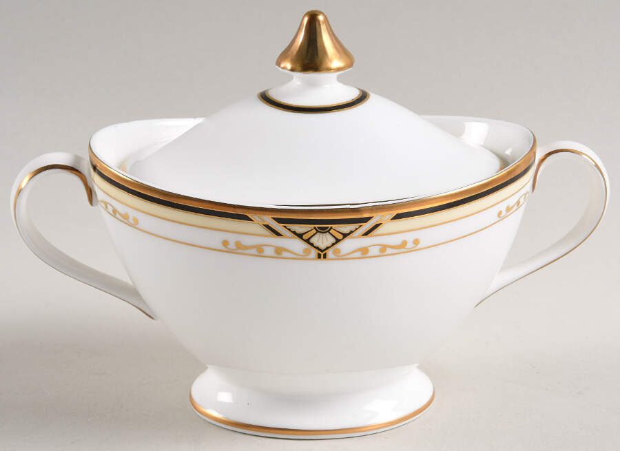 Dumont Sugar Bowl & Lid by Royal Doulton-1