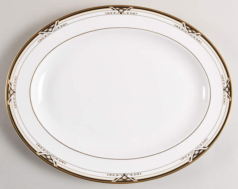 Dumont 13" Oval Serving Platter by Royal Doulton-1