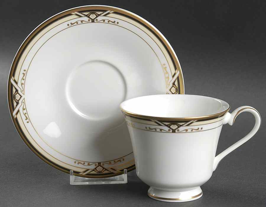 Dumont Footed Cup & Saucer Set by Royal Doulton-1