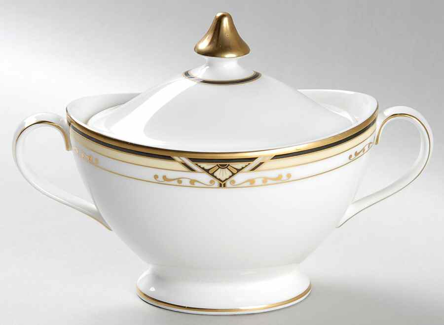 Dumont Sugar Bowl & Lid by Royal Doulton-1