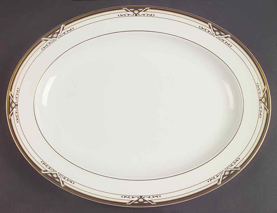 Dumont 13" Oval Serving Platter by Royal Doulton-1