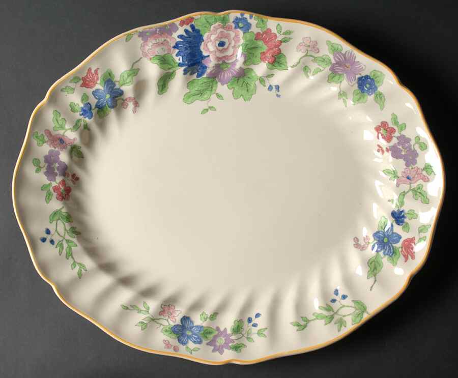Dunbar 15" Oval Serving Platter by Royal Doulton-1