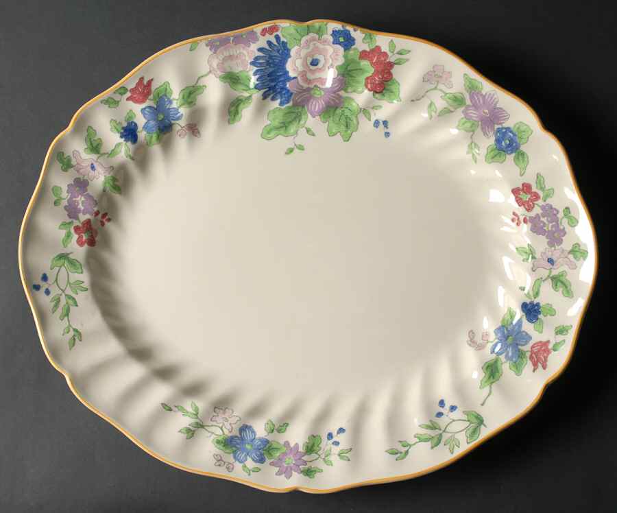 Dunbar 15" Oval Serving Platter by Royal Doulton-1