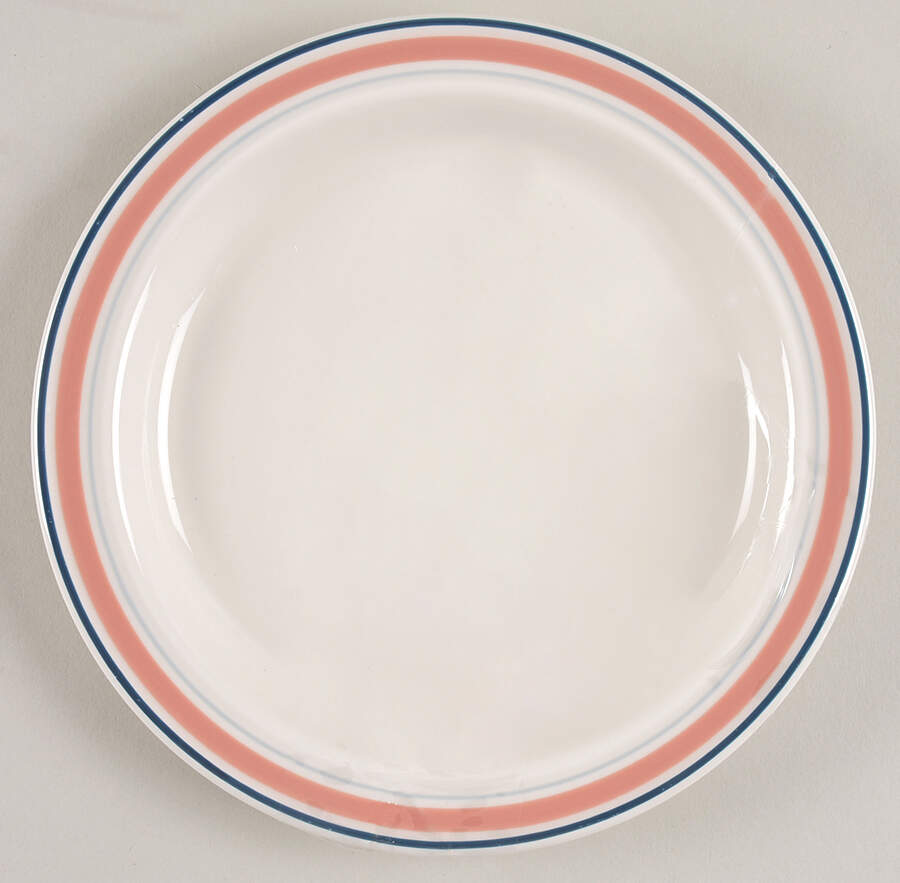 Dusty Rose Line Bread & Butter Plate by Royal Doulton-1
