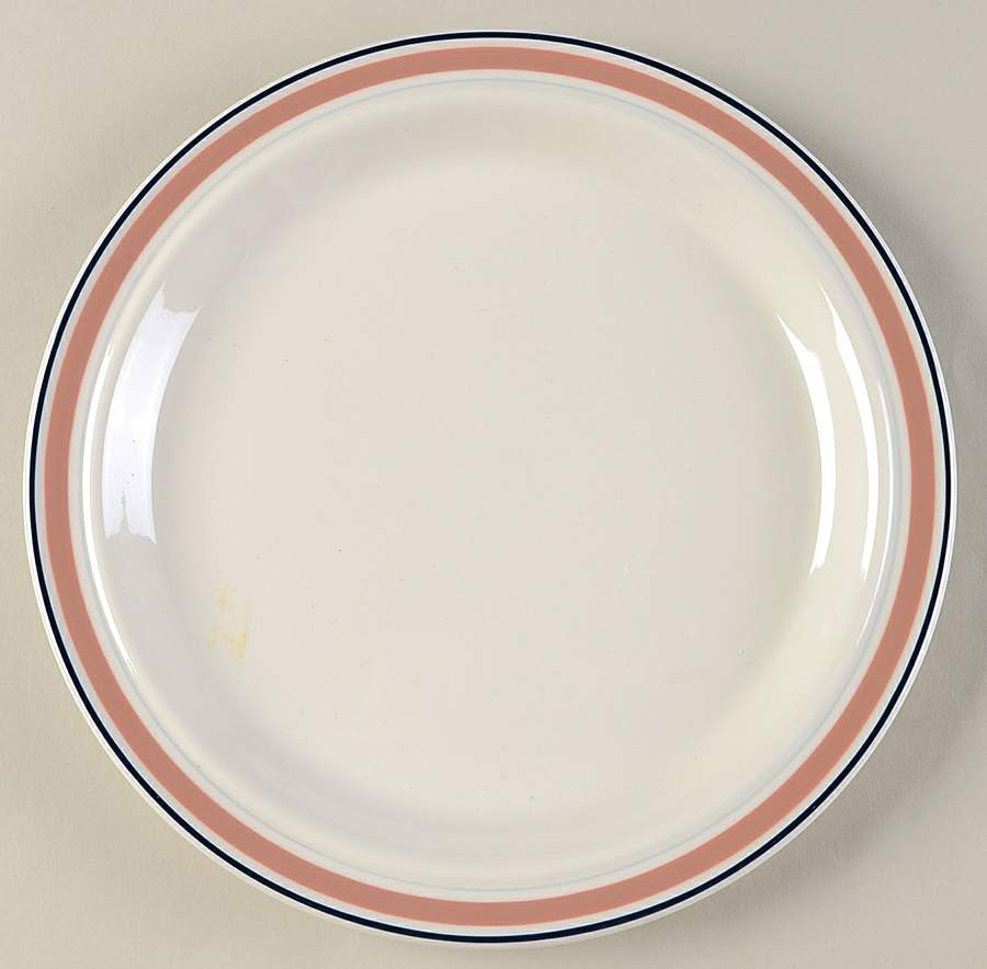 Dusty Rose Line Salad Plate by Royal Doulton-1