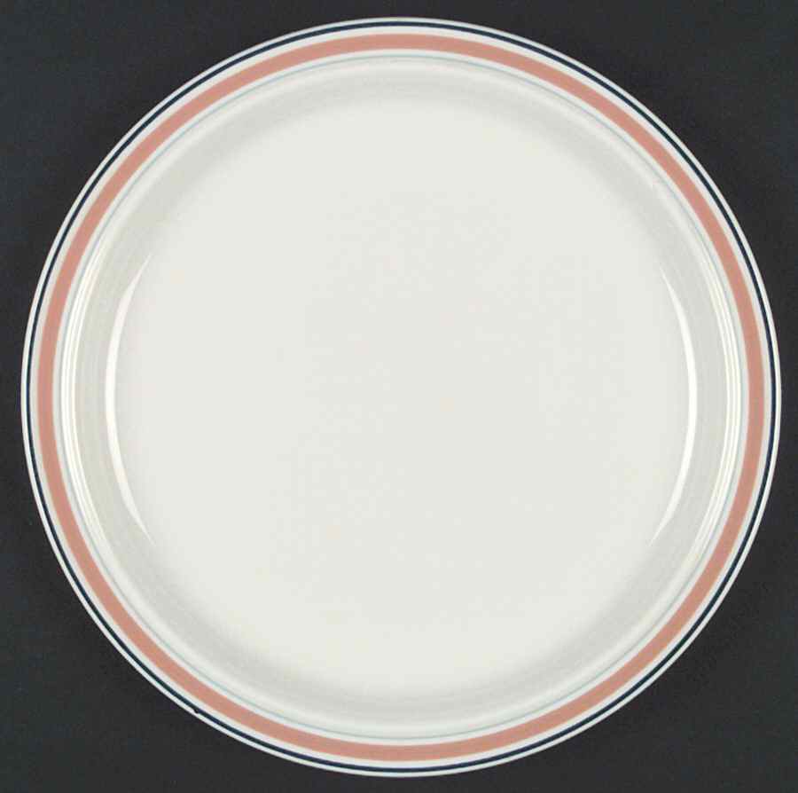 Dusty Rose Line Dinner Plate by Royal Doulton-1