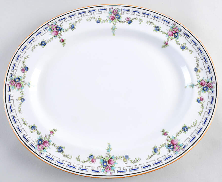 E10000 17" Oval Serving Platter by Royal Doulton-1