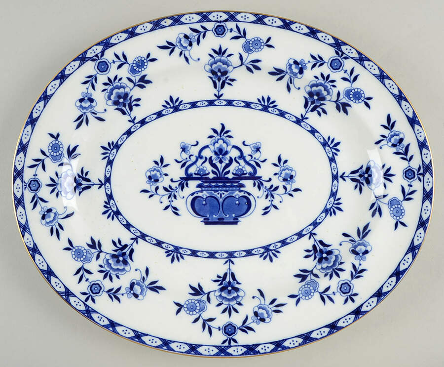 E1430 15" Oval Serving Platter by Royal Doulton-1