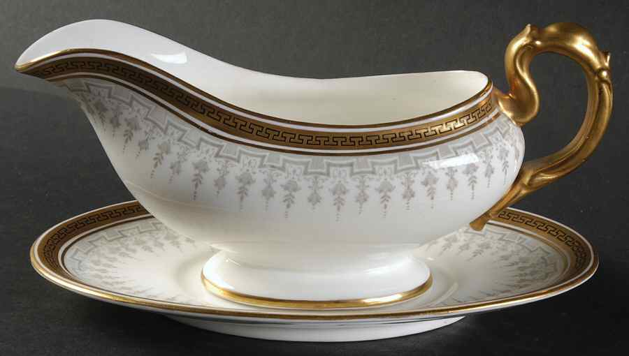 E2068 Gravy Boat & Underplate by Royal Doulton-1