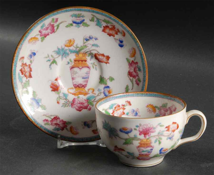 E2928 Footed Cup & Saucer Set by Royal Doulton-1
