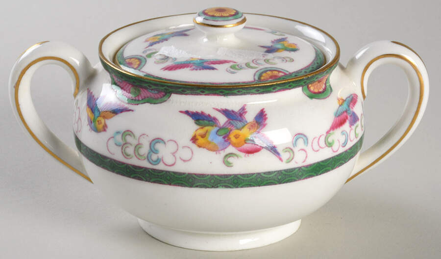 E7212 Sugar Bowl & Lid by Royal Doulton-1