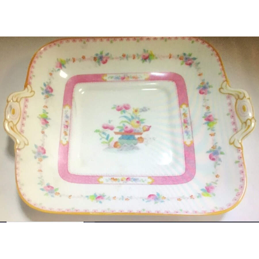 E7319 Square Handled Cake Plate by Royal Doulton-1