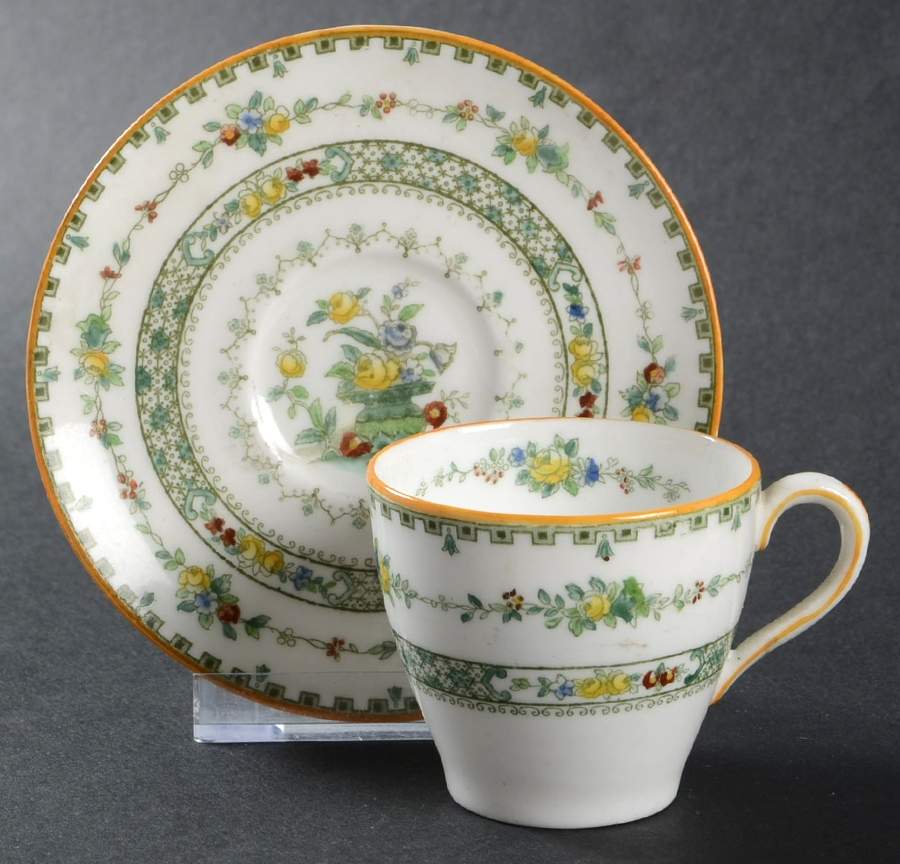 E7626 Flat Demitasse Cup & Saucer Set by Royal Doulton-1