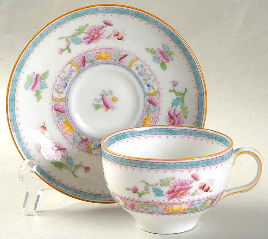 E7628 Flat Cup & Saucer Set by Royal Doulton-1