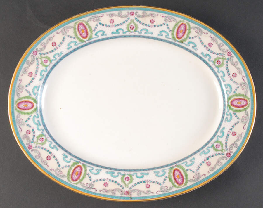 E9627 12" Oval Serving Platter by Royal Doulton-1