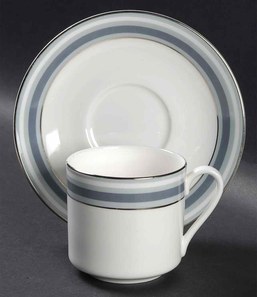 Eastbrook Flat Demitasse Cup & Saucer Set by Royal Doulton-1