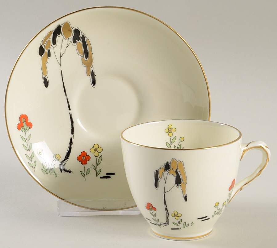 Eden Flat Cup & Saucer Set by Royal Doulton-1