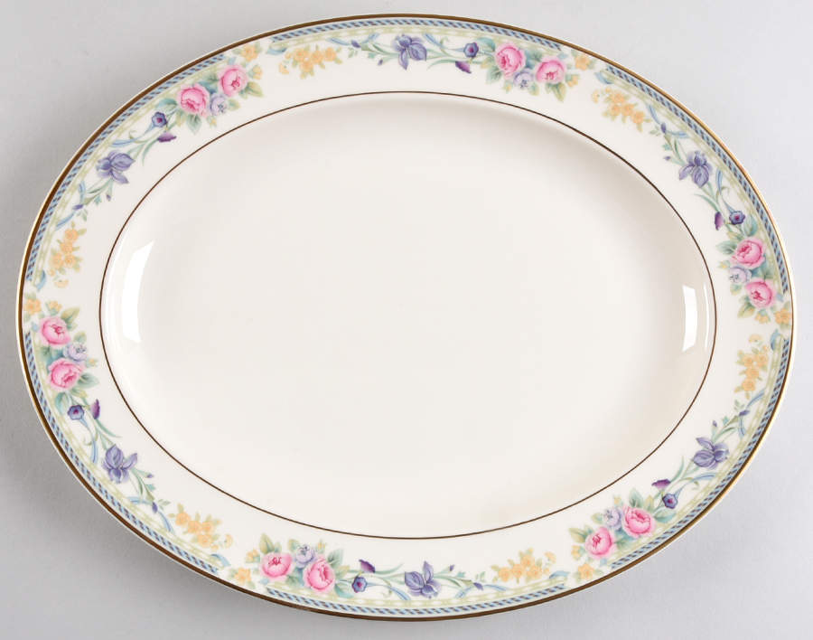 Eleanor 13" Oval Serving Platter by Royal Doulton-1