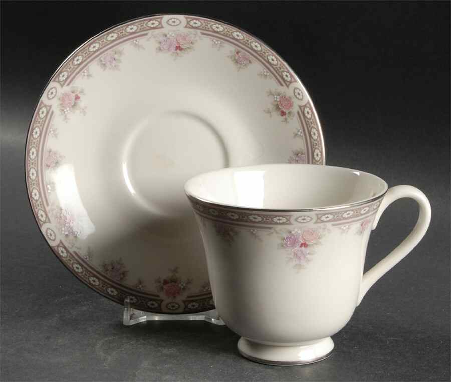 Elegance Footed Cup & Saucer Set by Royal Doulton-1