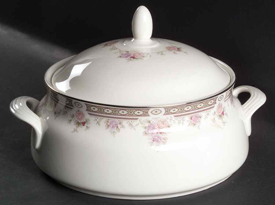 Elegance Round Covered Vegetable by Royal Doulton-1