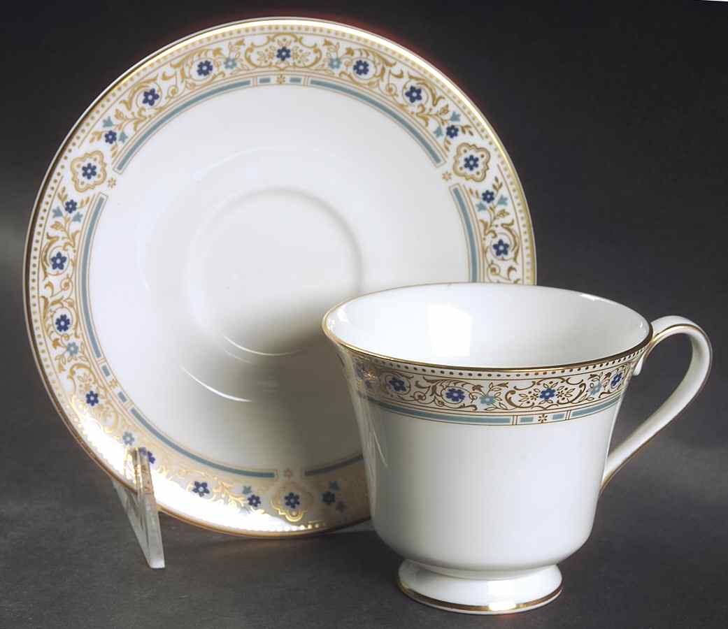 Empress Footed Cup & Saucer Set by Royal Doulton-1