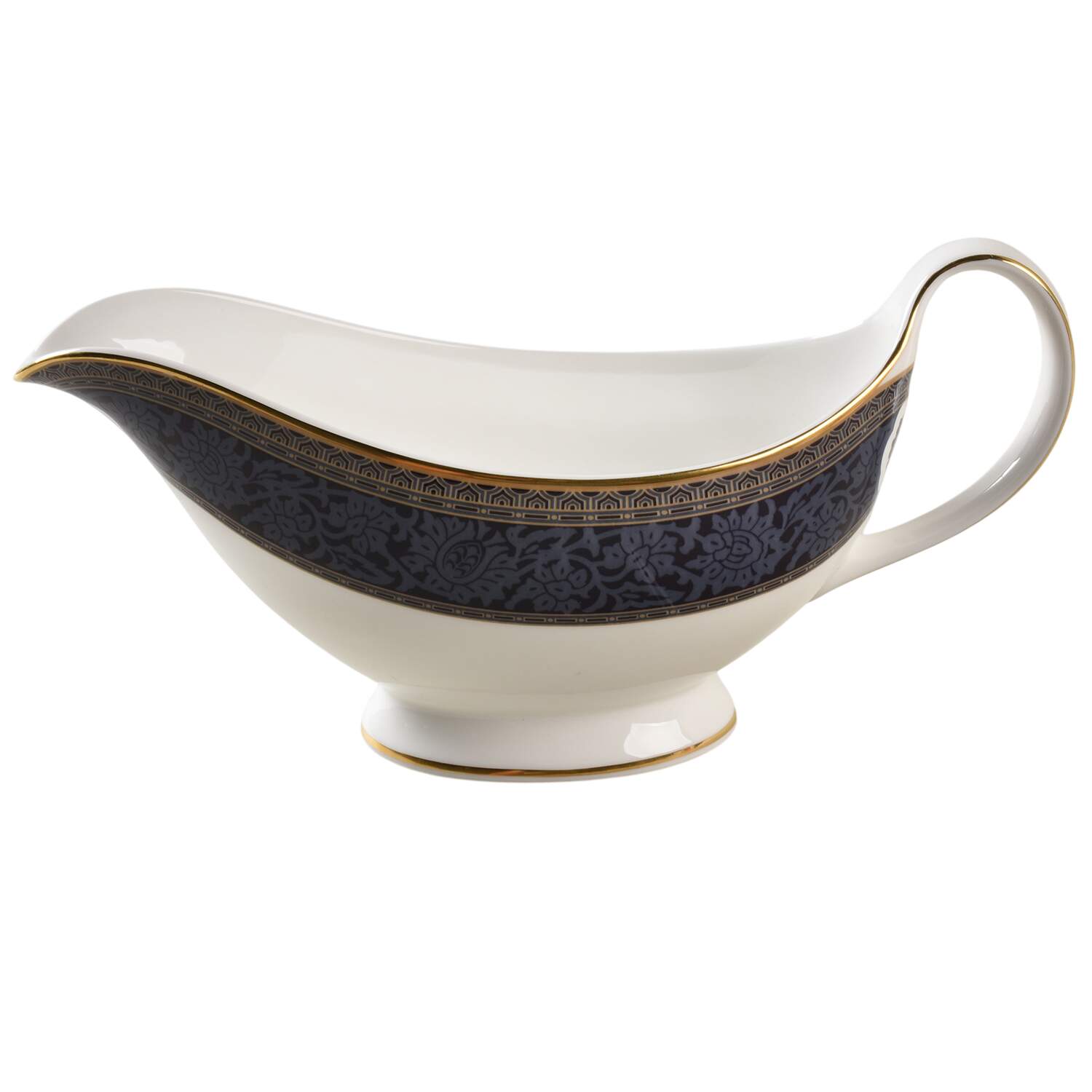 English Brocade Gravy Boat by Royal Doulton-1