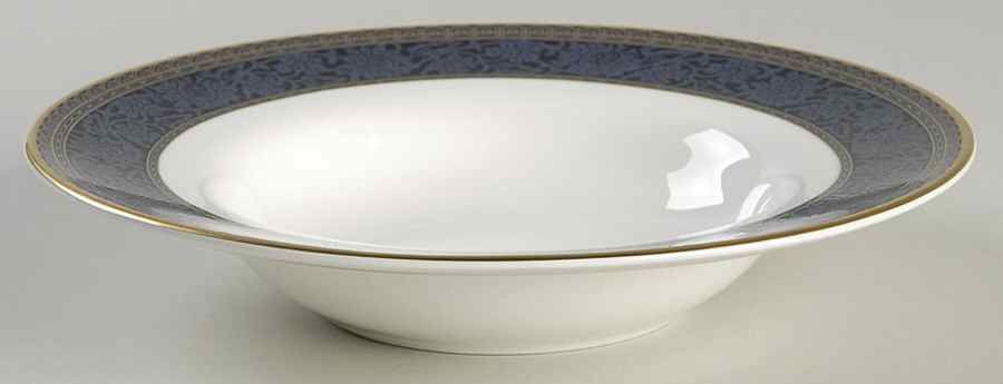 English Brocade Rim Soup Bowl by Royal Doulton-1