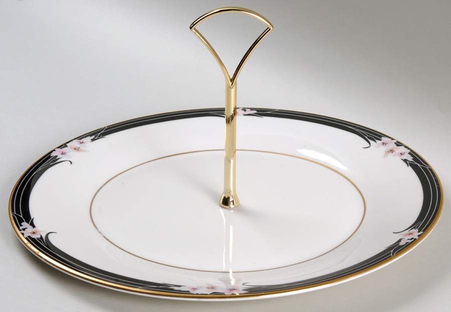 Enchantment Round Serving Plate with Handle (DP) by Royal Doulton-1
