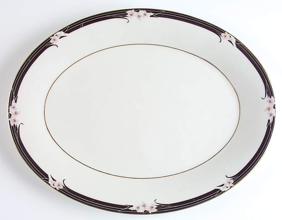 Enchantment 13" Oval Serving Platter by Royal Doulton-1