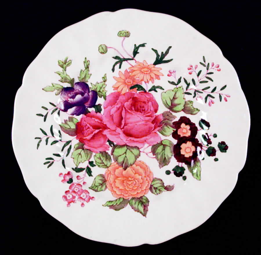 English Posey Salad Plate by Royal Doulton-1