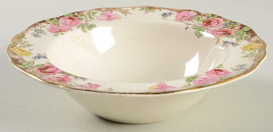 English Rose Rim Cereal Bowl by Royal Doulton-1