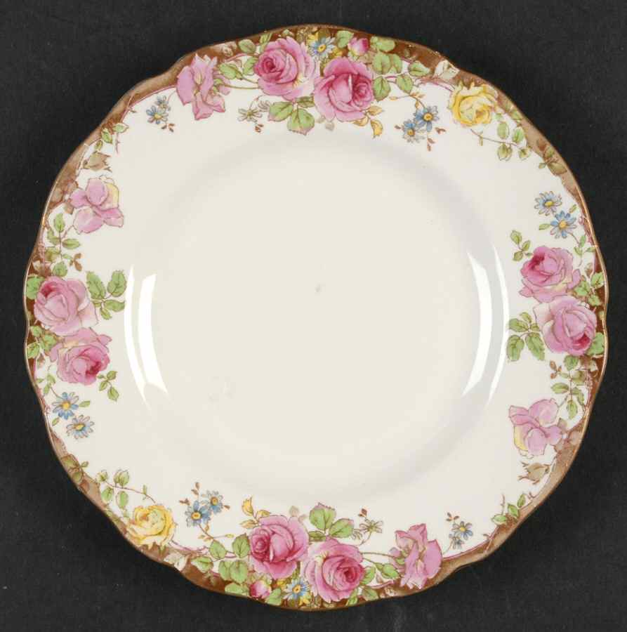 English Rose Bread & Butter Plate by Royal Doulton-1