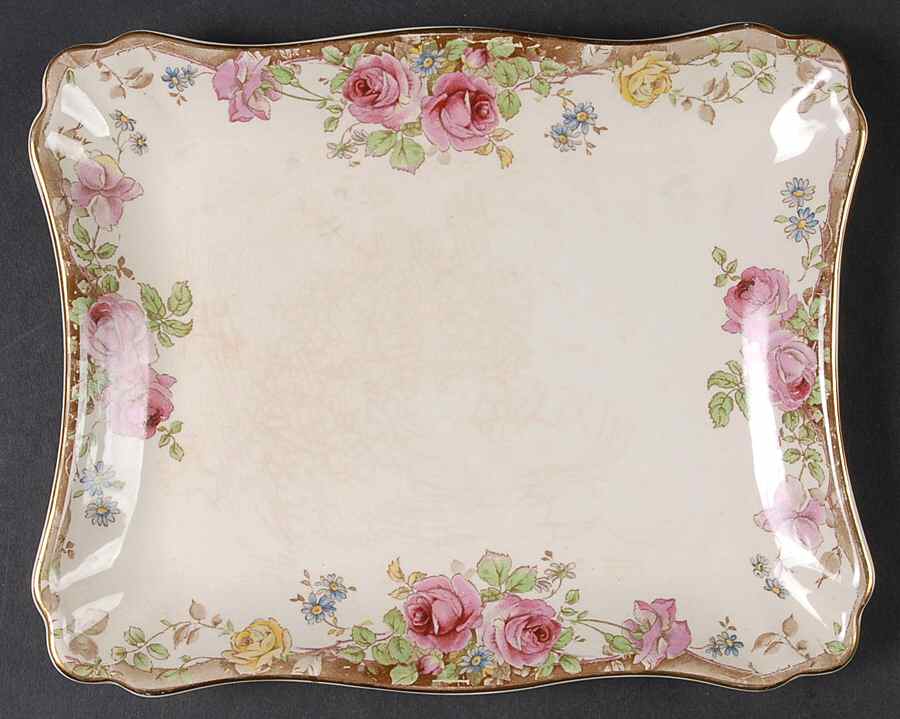 English Rose Bread Tray by Royal Doulton-1