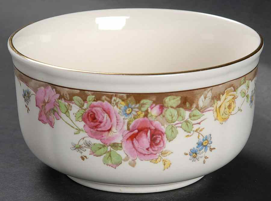 English Rose Open Sugar Bowl by Royal Doulton-1