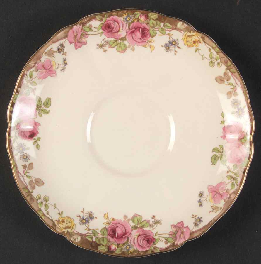 English Rose Saucer for Cream Soup Bowl by Royal Doulton-1