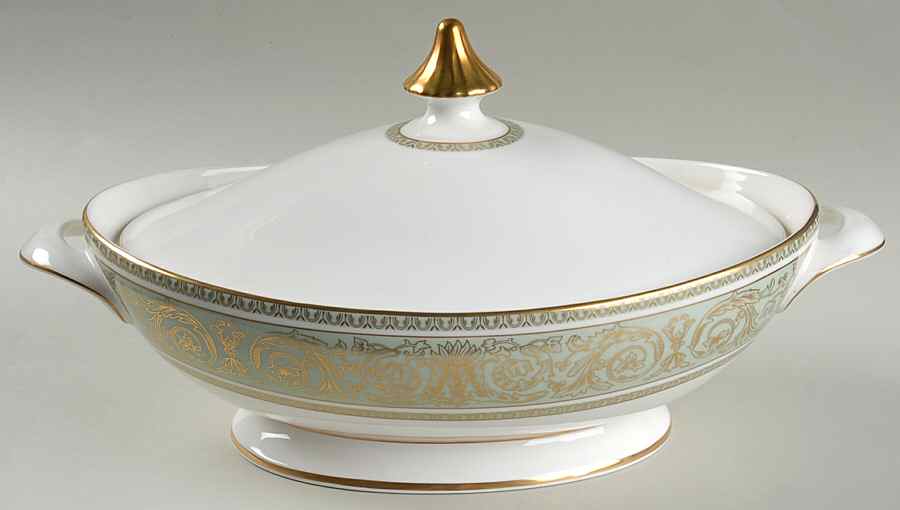 English Renaissance Oval Covered Vegetable by Royal Doulton-1