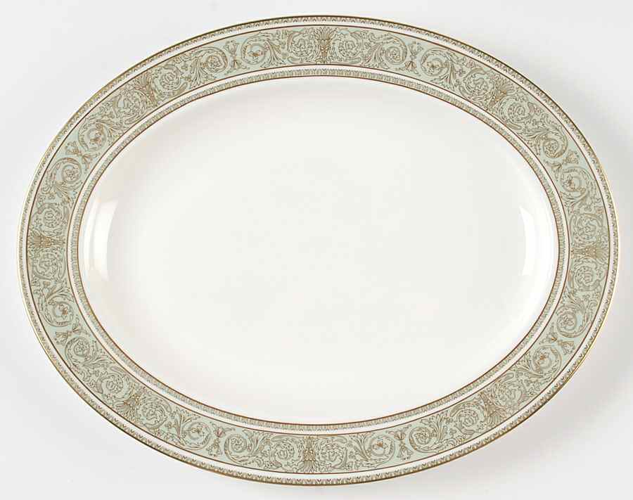 English Renaissance 13" Oval Serving Platter by Royal Doulton-1